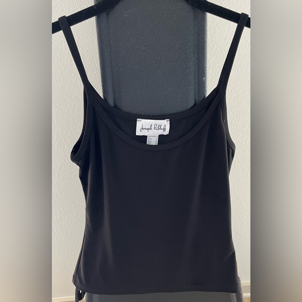 Joseph Ribkoff stretchy black undershirt tank top black 4